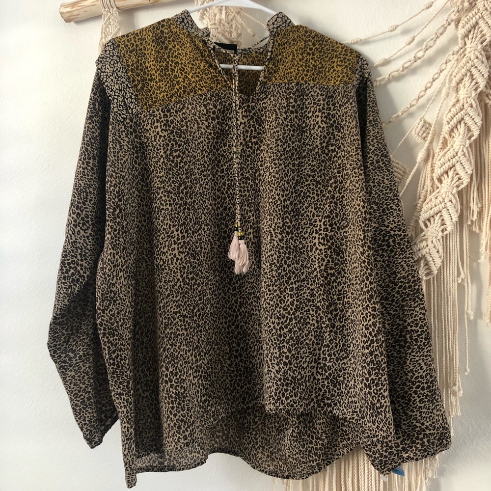 Diane Freis Leopard Top